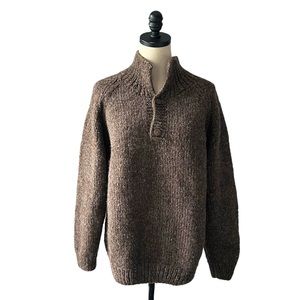 Amulet Handknit Made in Nepal Wool Sweater | MEDIUM